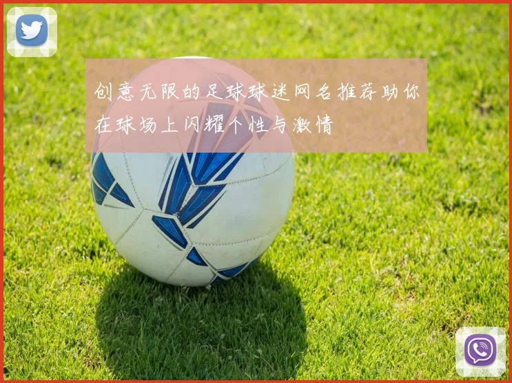 创意无限的足球球迷网名推荐助你在球场上闪耀个性与激情